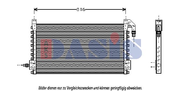 AKS DASIS Kondensators, Gaisa kond. sistēma 282020N